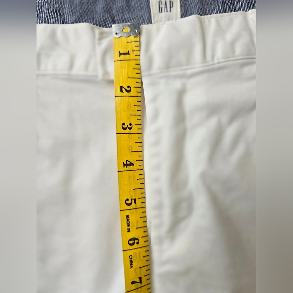 GAP Bermuda Shorts Size 6 White - Picture 5 of 6